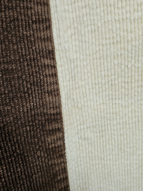 Mens Pacsun Patchwork Corduroy Jogger Pants - Brown/Beige - Picture 9 of 14